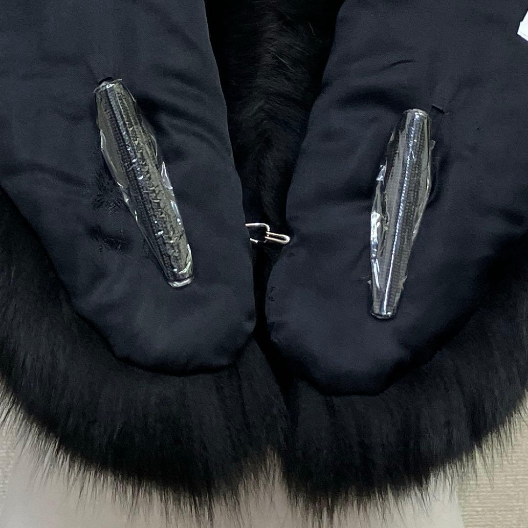 《未使用》SAGA FOX サガフォックス　フォックス　ショール　ブラック256