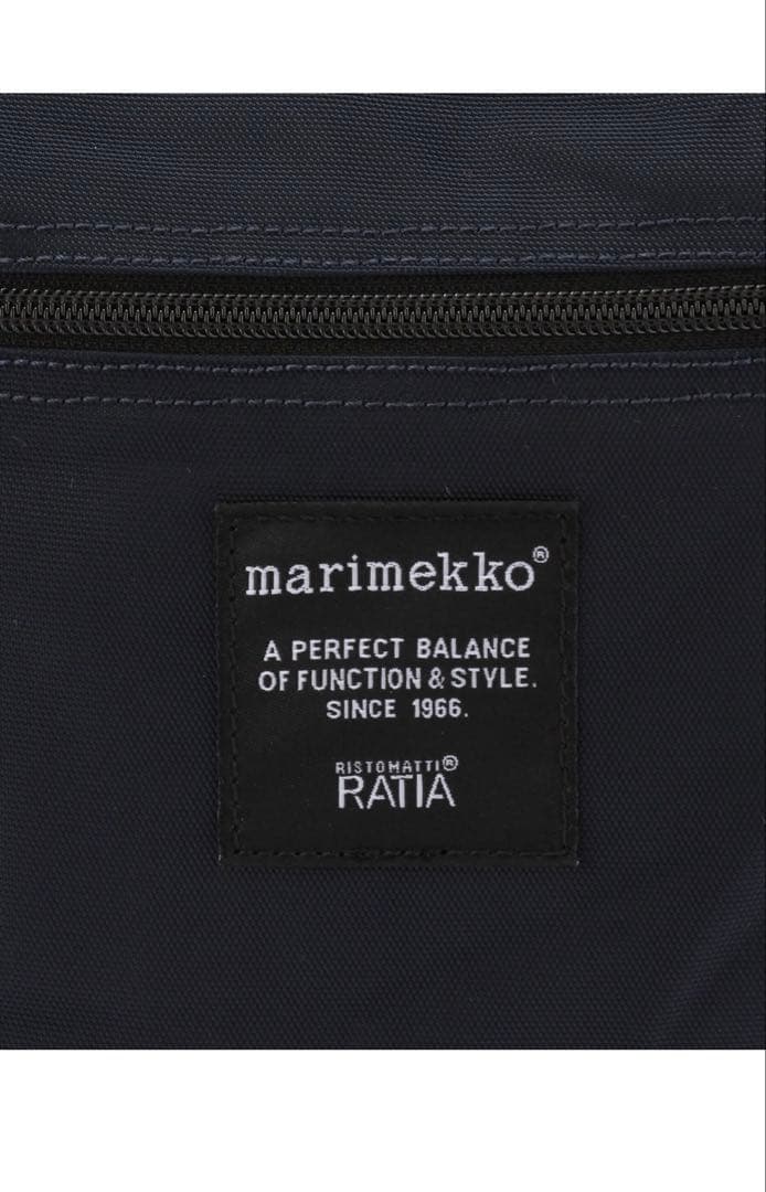 新品未使用 タグ付 ブラック marimekko マリメッコ リュック