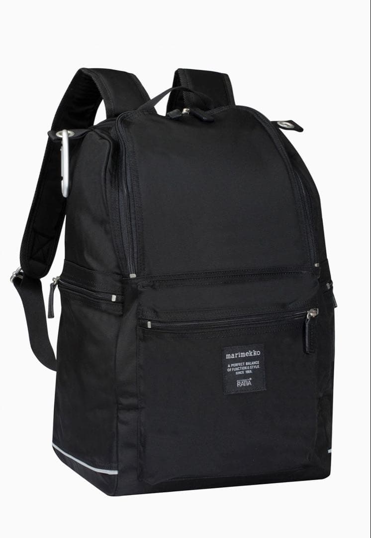 新品未使用 タグ付 ブラック marimekko マリメッコ リュック