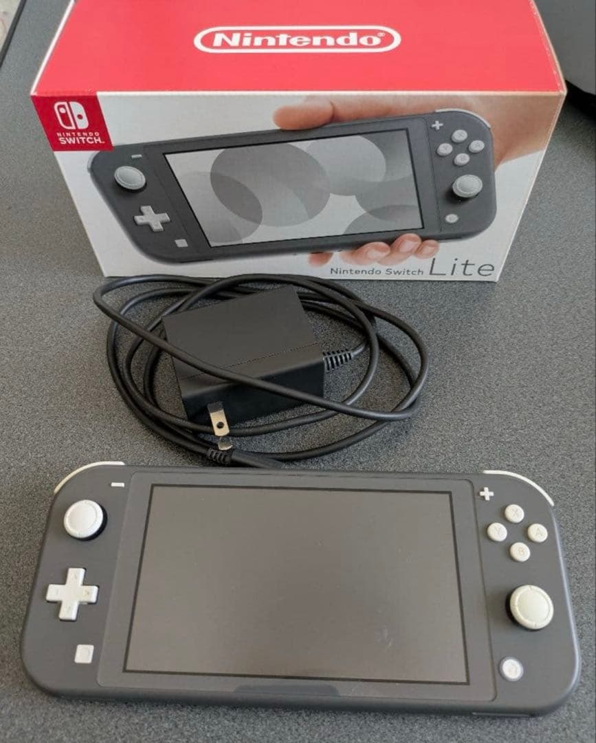 Nintendo Switch Light 本体 グレー ACアダプター付き