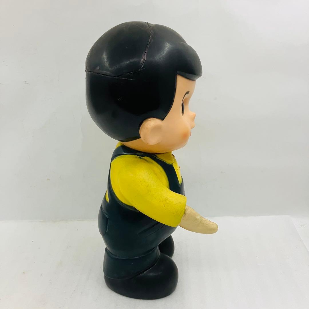 当時物 信用金庫 信ちゃん ソフビ 貯金箱 約26cm カウンター用 店頭用