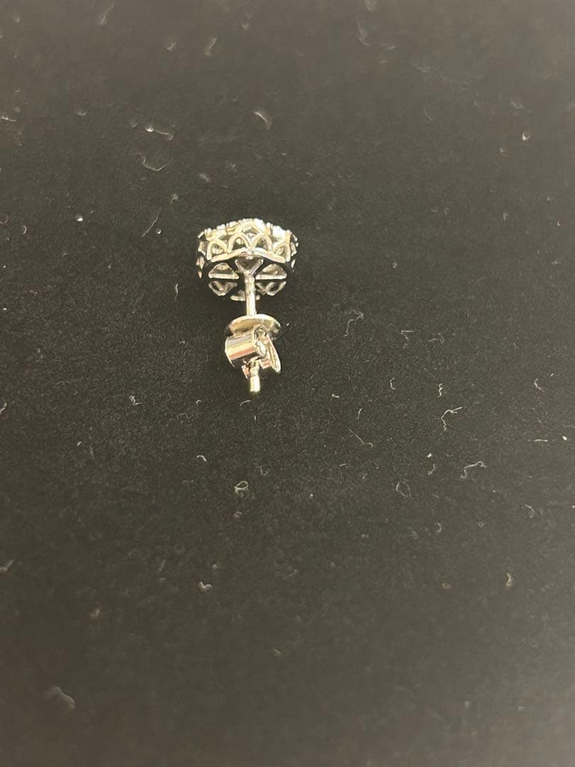 アバランチ　ダイヤモンド 10Kホワイトゴールド ピアス