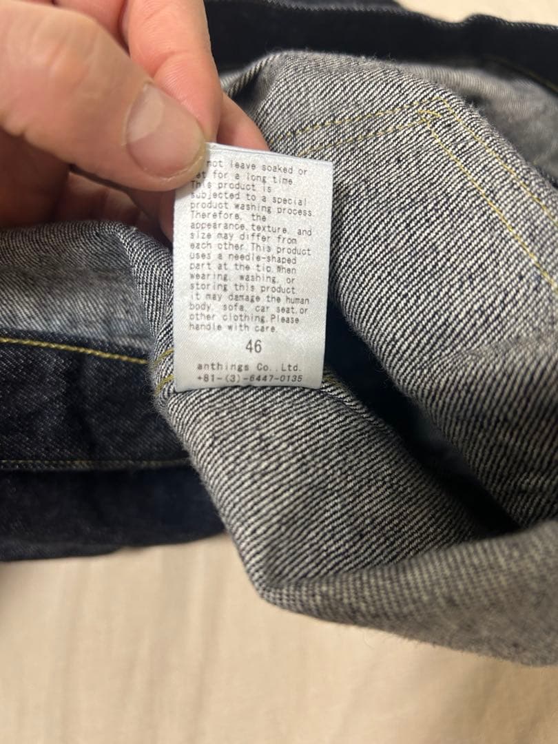 ジャケット・アウター A.PRESSE 24aw 1st Type Denim Jacket 46