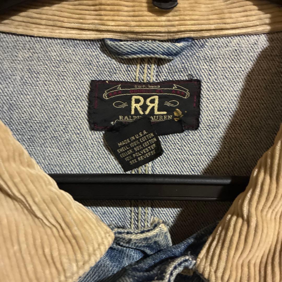 90's RRL USA製 デッドストック デニムジャケット XL 三ツ星