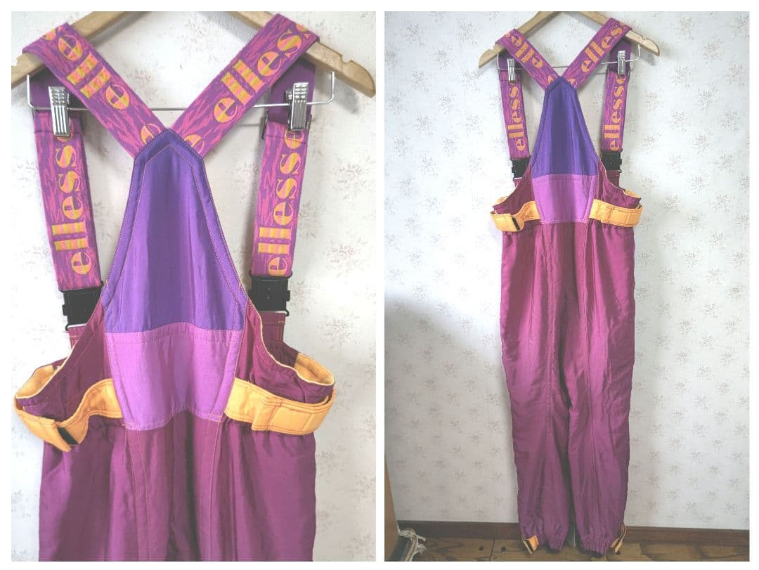 ☆ellesse ITALY スキーウェア上下セット ユニセックス 日本製 L☆