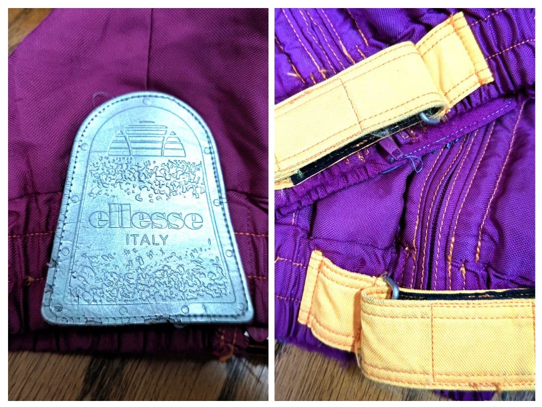 ☆ellesse ITALY スキーウェア上下セット ユニセックス 日本製 L☆