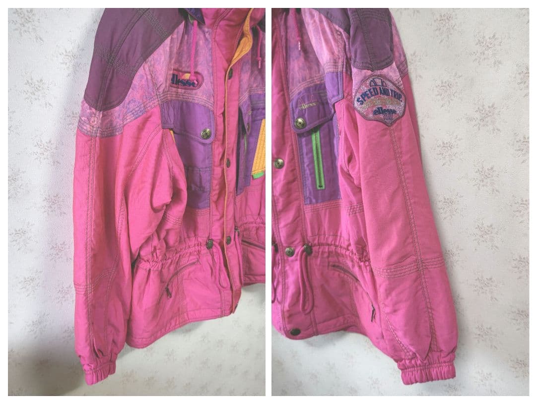 ☆ellesse ITALY スキーウェア上下セット ユニセックス 日本製 L☆