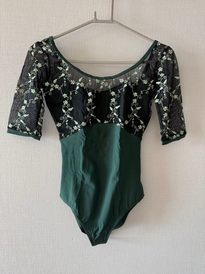 Dellalo Milanoデラロミラノ カスタマイズレオタード Lグリーン