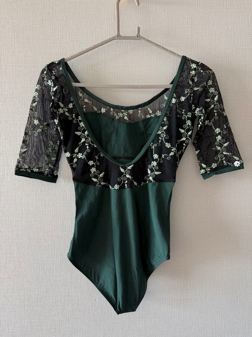 Dellalo Milanoデラロミラノ カスタマイズレオタード Lグリーン