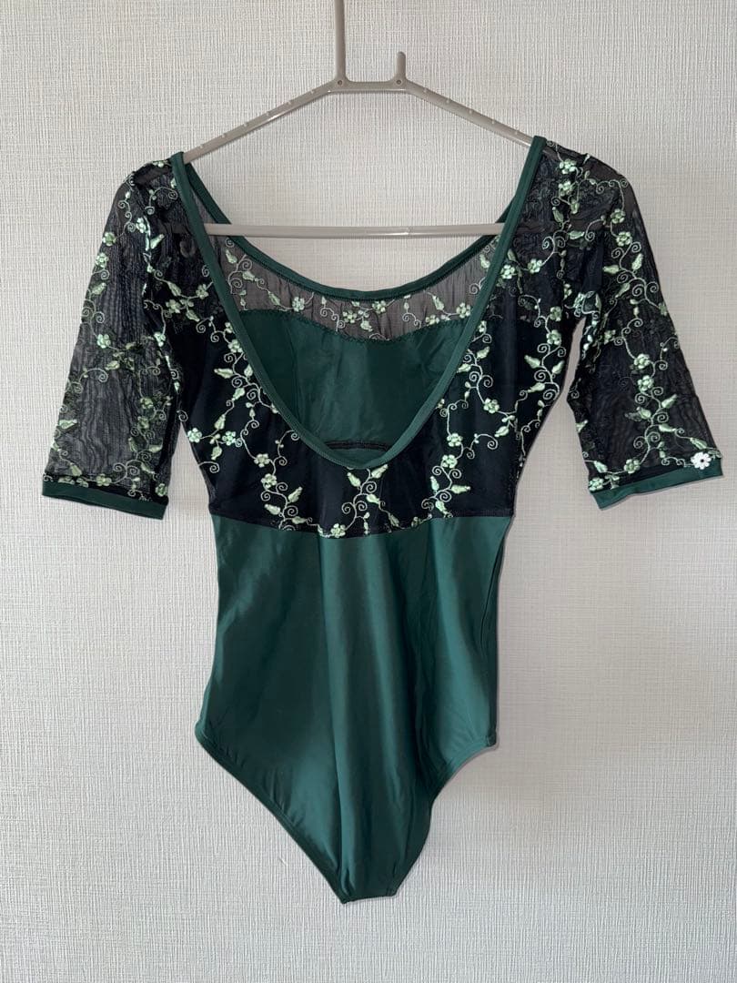 Dellalo Milanoデラロミラノ カスタマイズレオタード Lグリーン