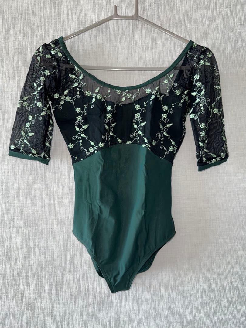 Dellalo Milanoデラロミラノ カスタマイズレオタード Lグリーン