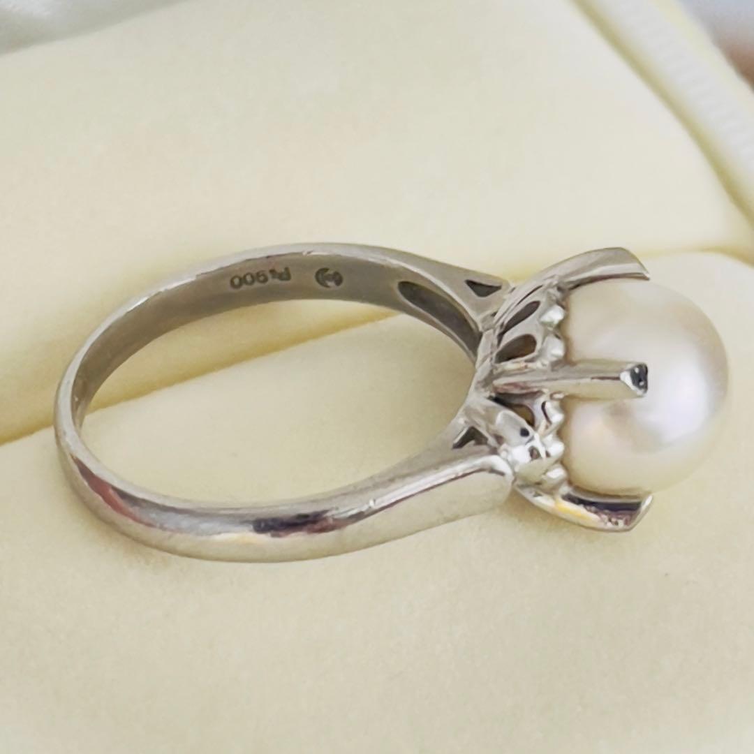 田崎真珠　TASAKIタサキ　アコヤ本真珠pt900リング