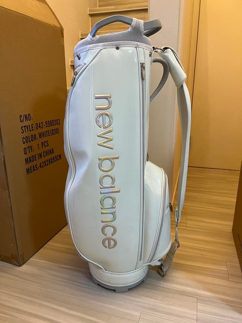 new balance キャディバッグ 8.5型 ホワイト