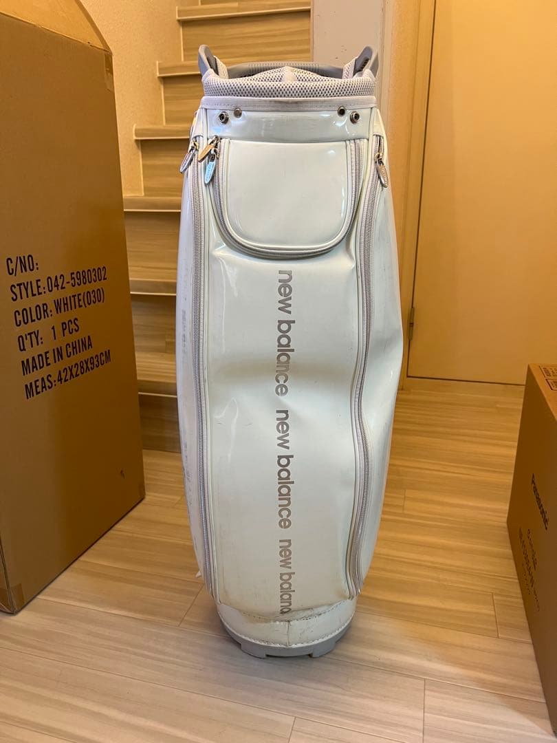 new balance キャディバッグ 8.5型 ホワイト