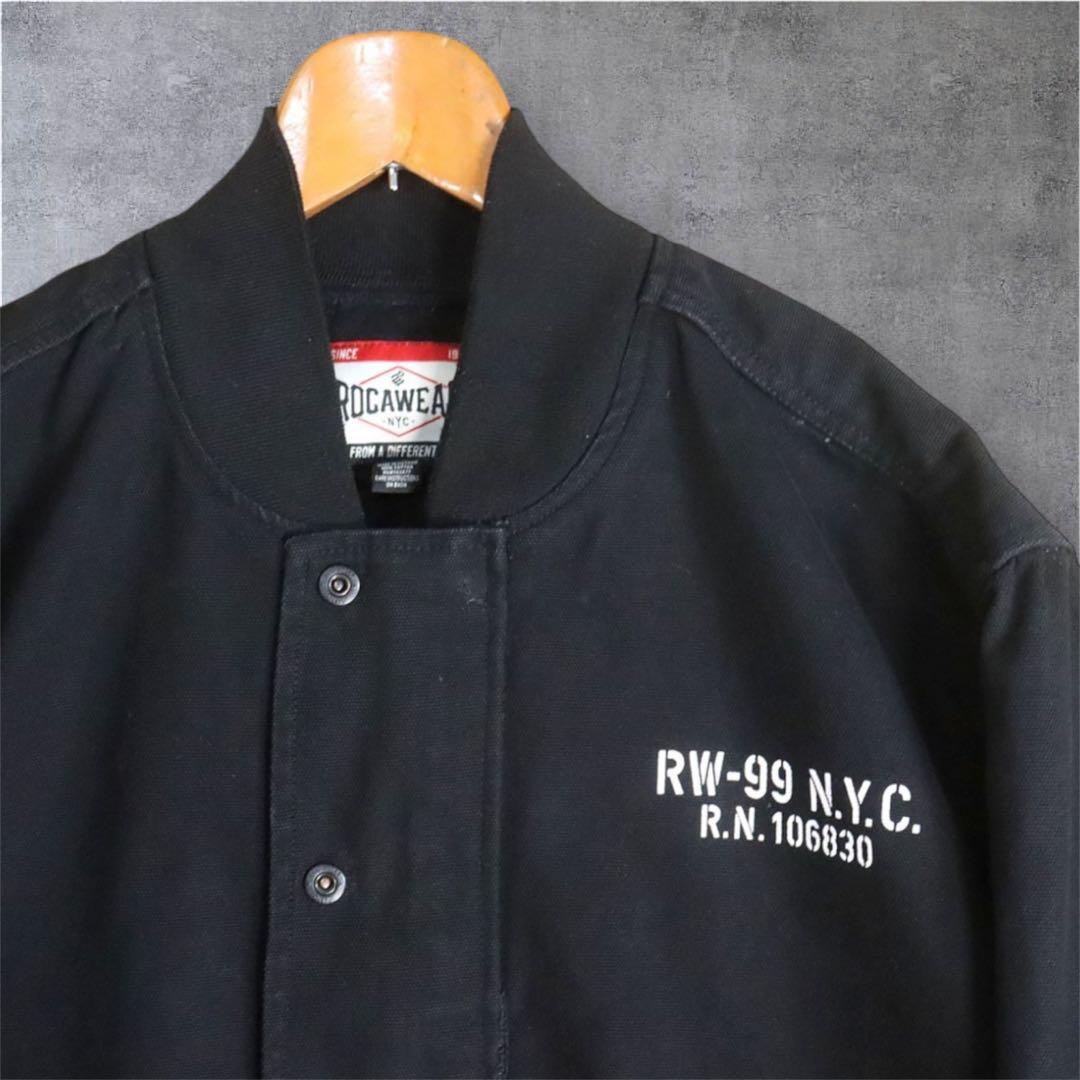 超希少】ROCAWEAR ジャケット スタジャン ボンバージャケット 3XL