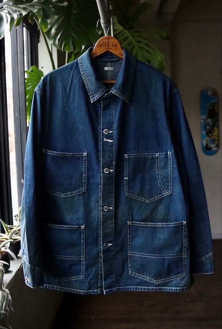 23ss a.presse アプレッセ デニム カバーオール ジャケット 2 - メルカリ