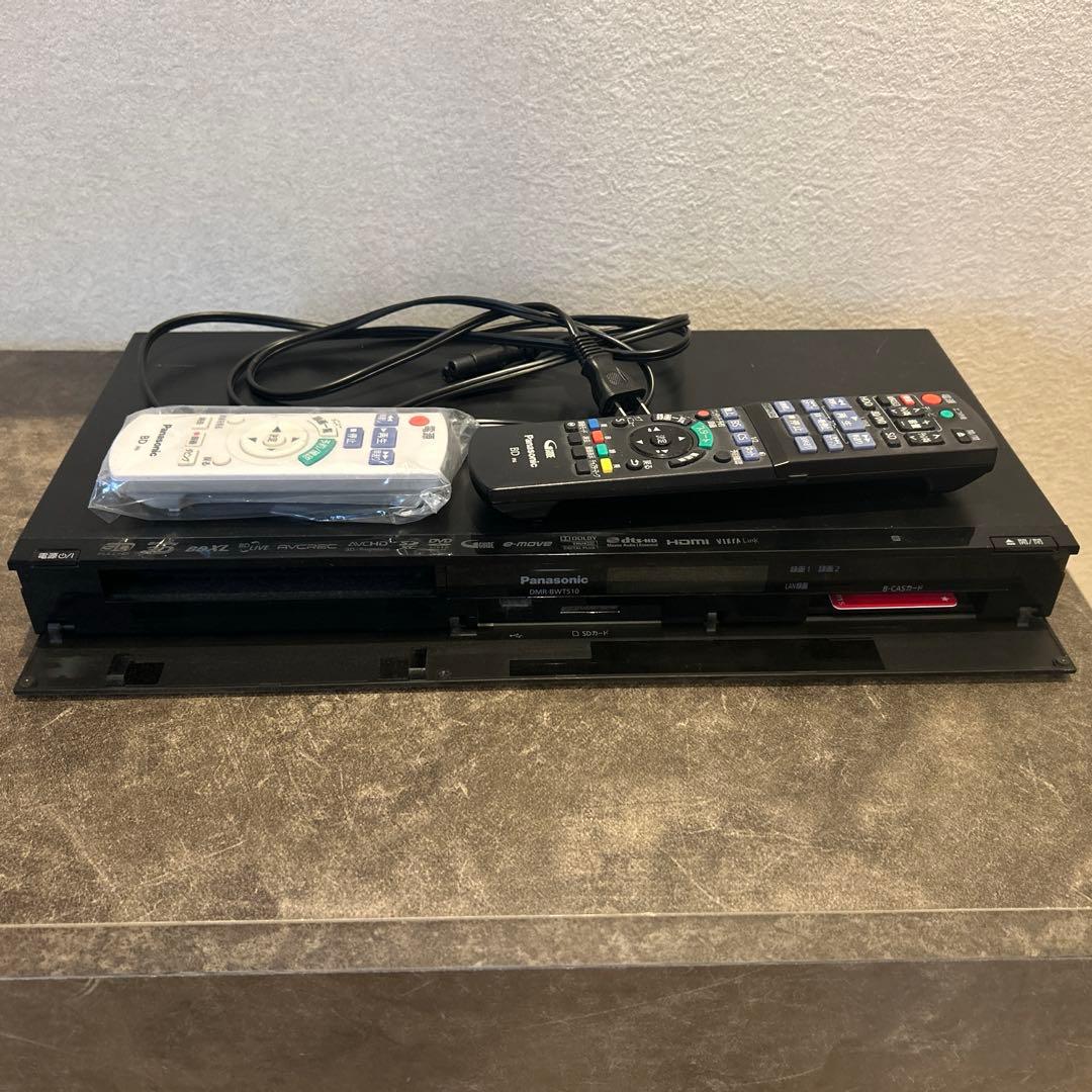 パナソニック　DIGA ブルーレイレコーダー　DMR-BWT510 説明書付