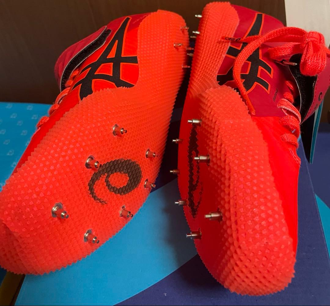asics ハイジャンププロ2（L）スパイクシューズ オレンジ 27.5 新品