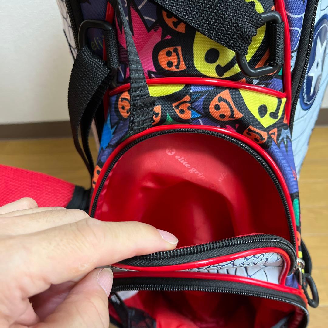 【数量限定モデル】エリートグリップ キャディバッグ ハッピークロコ 9.5インチ