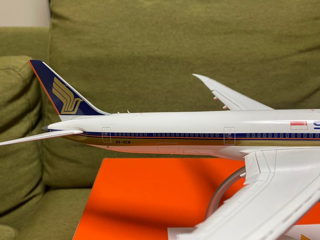 シンガポール航空 ボーイング787-10 フラップダウン仕様