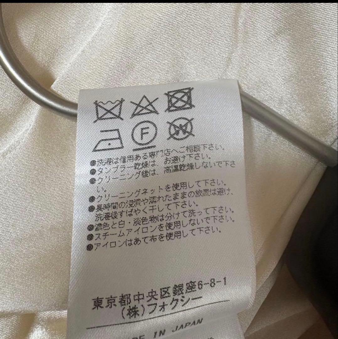 FOXY ストレッチ　ノースリーブ　ウール　ワンピース　37794