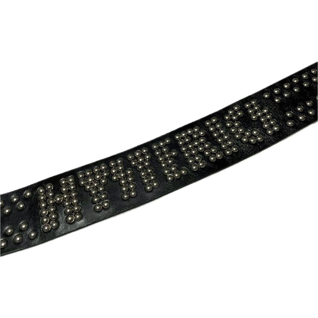 ヒステリックグラマー ✩希少✩ 牛革 スタッズ ロゴ ベルト