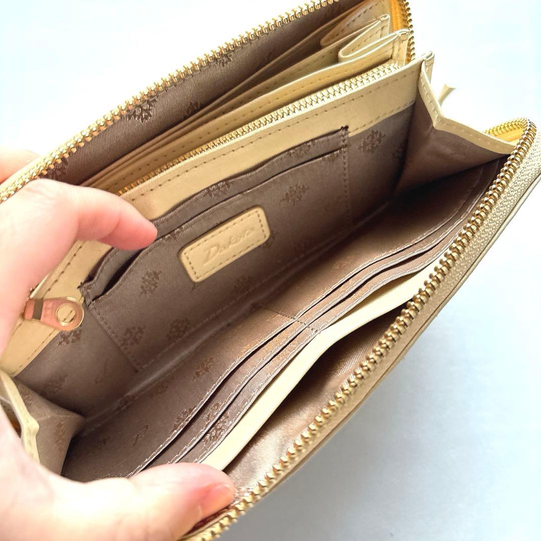 【美品・冬限定カラー】DAKOTA ダコタ カッシーニ ラウンドファスナー長財布