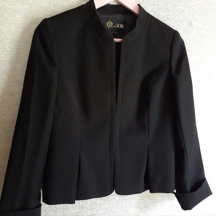7号【東京ソワール】ブラックフォーマル　礼服　喪服　ジャケット&ワンピース