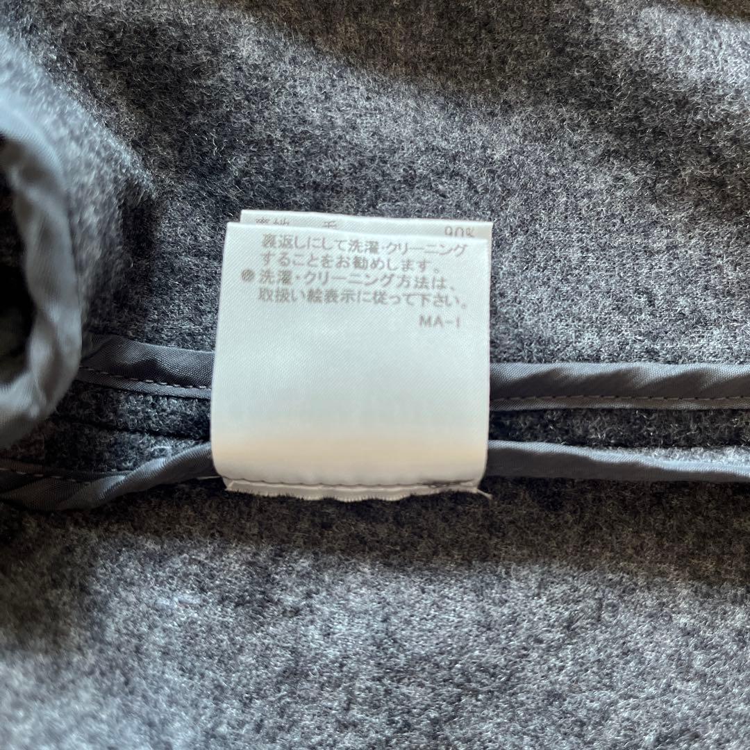 【美品】《BURBERRY LONDON》ポンチョ風 ウール ショート コート