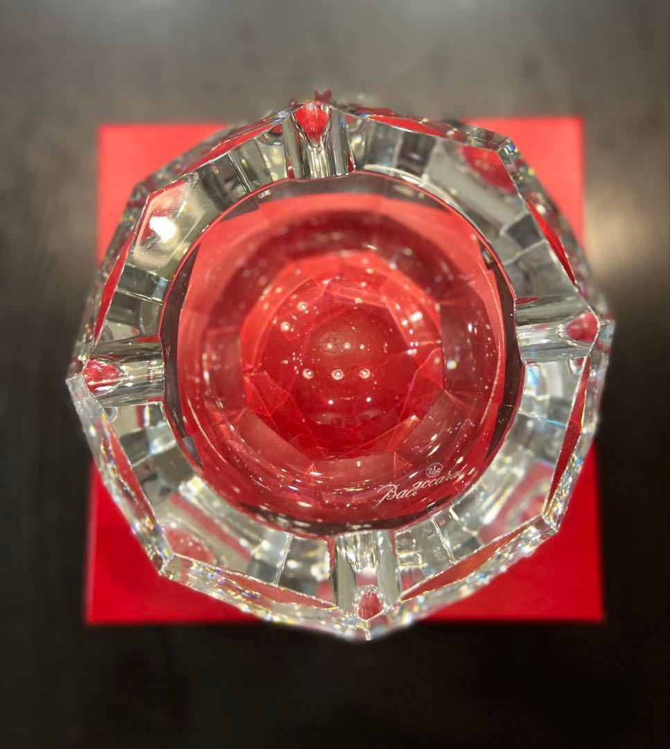 【本物・箱付】バカラ Baccarat 灰皿 キャメル オクタゴン 小物入れ