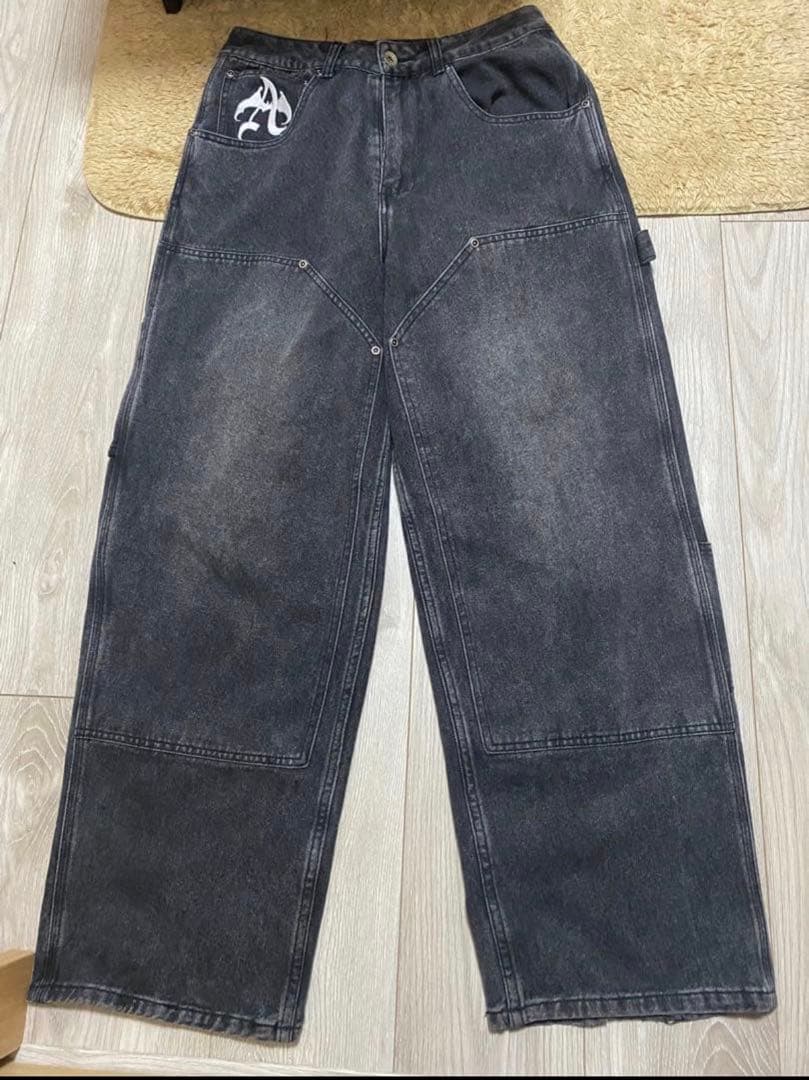 アンチミッド　ANTIMID DOUBLE KNEE DENIM デニム