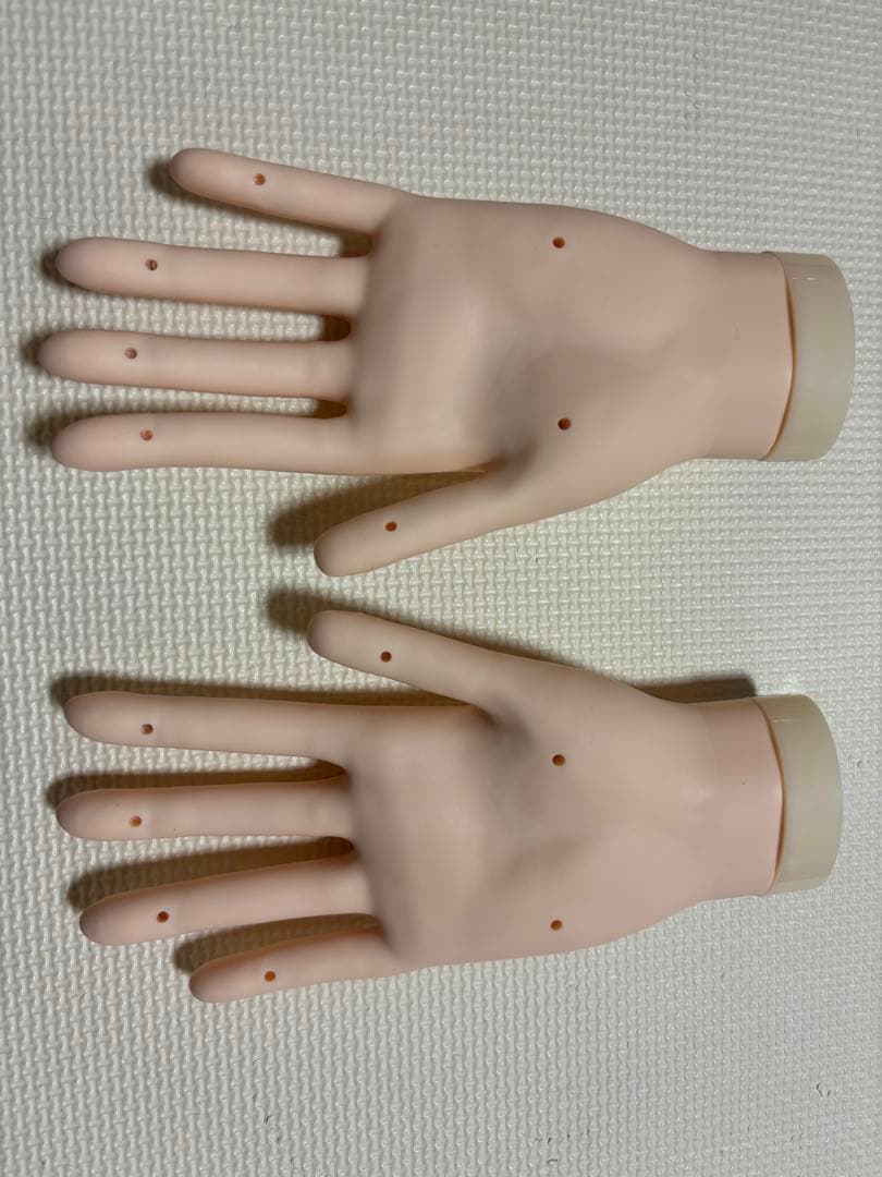 【一度のみ使用】　ネイリスト技能検定試験用　JNEC認定モデルハンド　セット