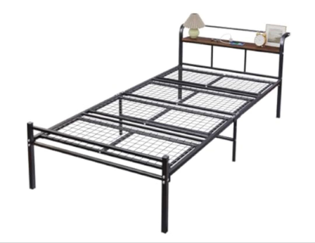 NITORI Sパイプベッド バジーナ C BK 引き取りOKです。 - メルカリ