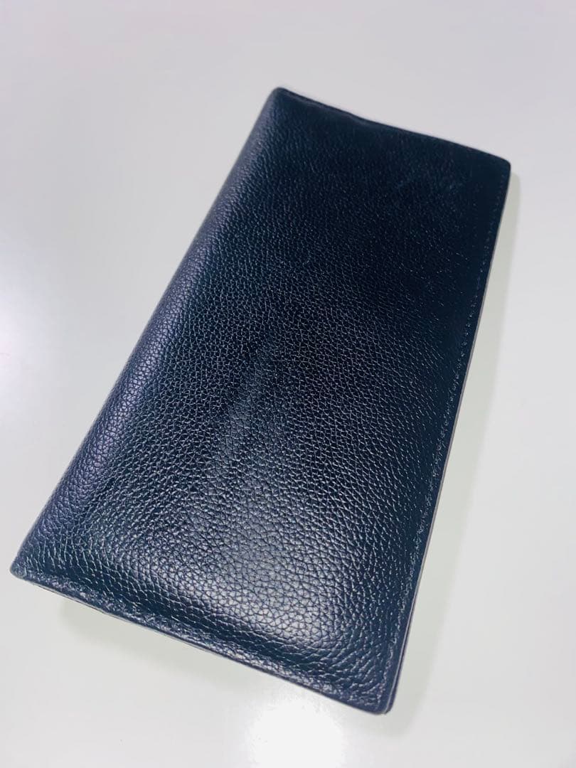 皇居限定　宮内庁　牛革財布　長財布　黒　ブラック　プレミア品　札入れ　小銭入れ