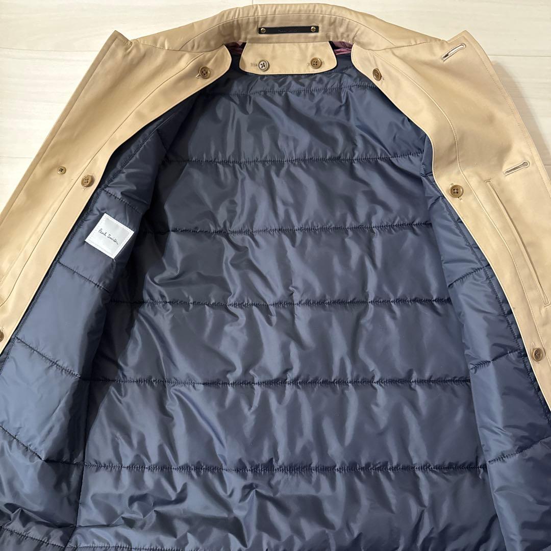 Paul Smith ベージュ ステンカラーコート (中綿インナーは未使用品)