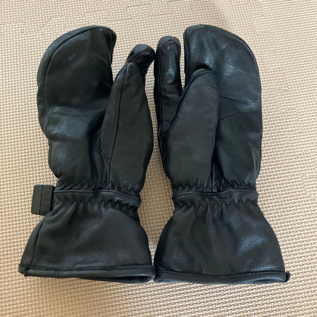 最低 価格スポーツ - Hestra ブラック ミトングローブ サイズ8 Q113243864