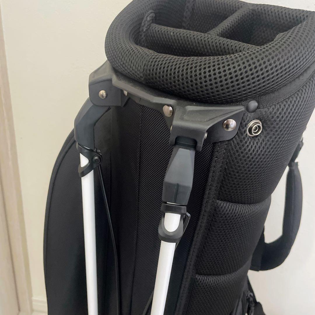 数量限定　完売品　ほぼ未使用　イエローロブスター　キャディバッグ　ブラック