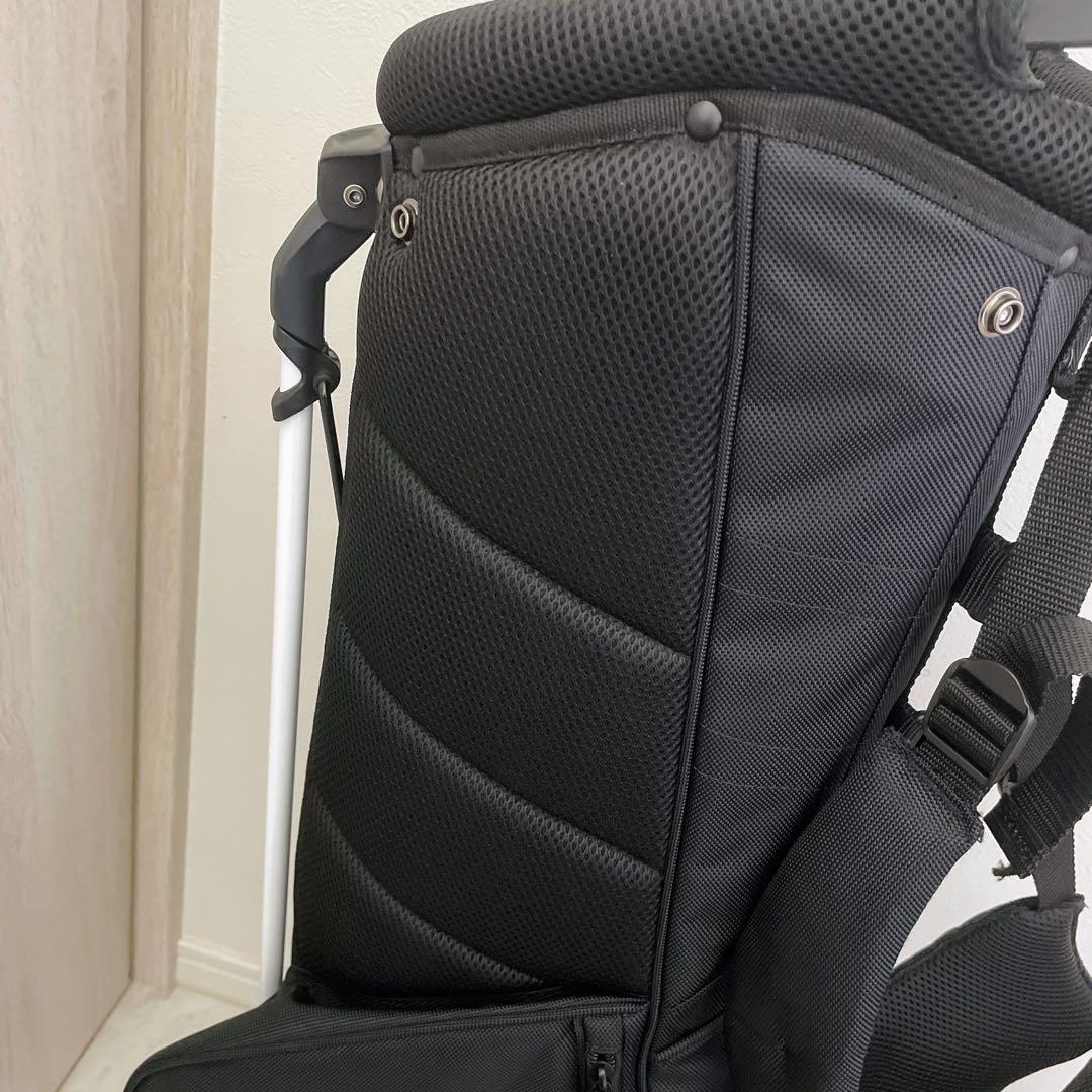 数量限定　完売品　ほぼ未使用　イエローロブスター　キャディバッグ　ブラック