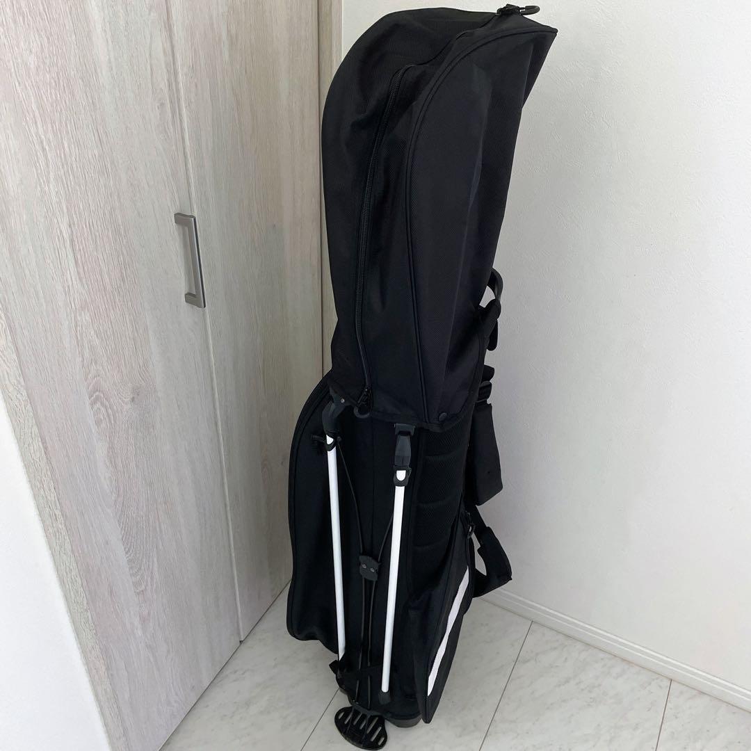 数量限定　完売品　ほぼ未使用　イエローロブスター　キャディバッグ　ブラック