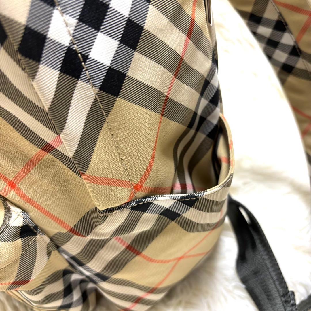 【新品同様・現行品】BURBERRY チェックプリントスモール　バックパック