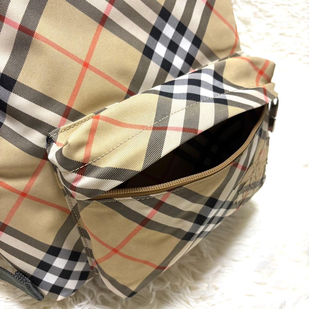 【新品同様・現行品】BURBERRY チェックプリントスモール　バックパック