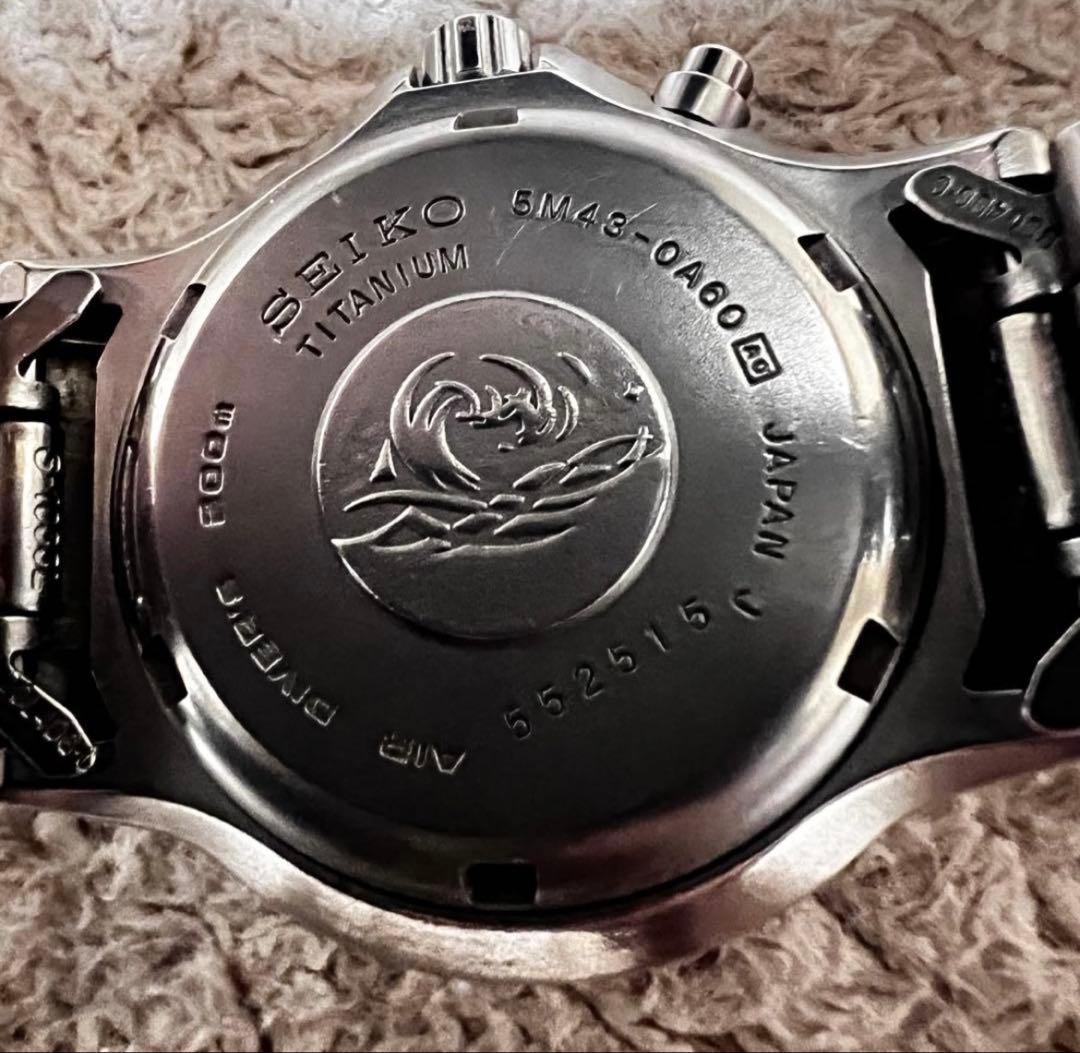 希少 ビンテージ品 スキューバダイバー チタニウム トロピカルダイヤル