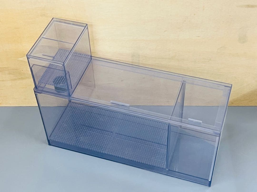 1セット限定 1200x300x300㎜オールガラスオーバーフロー水槽 セット