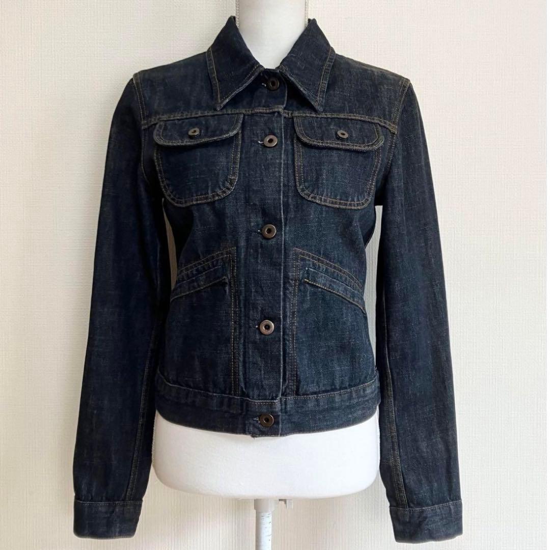 激レア 00s 01AW miumiu トラッカー デニムジャケット 深水光太 - メルカリ