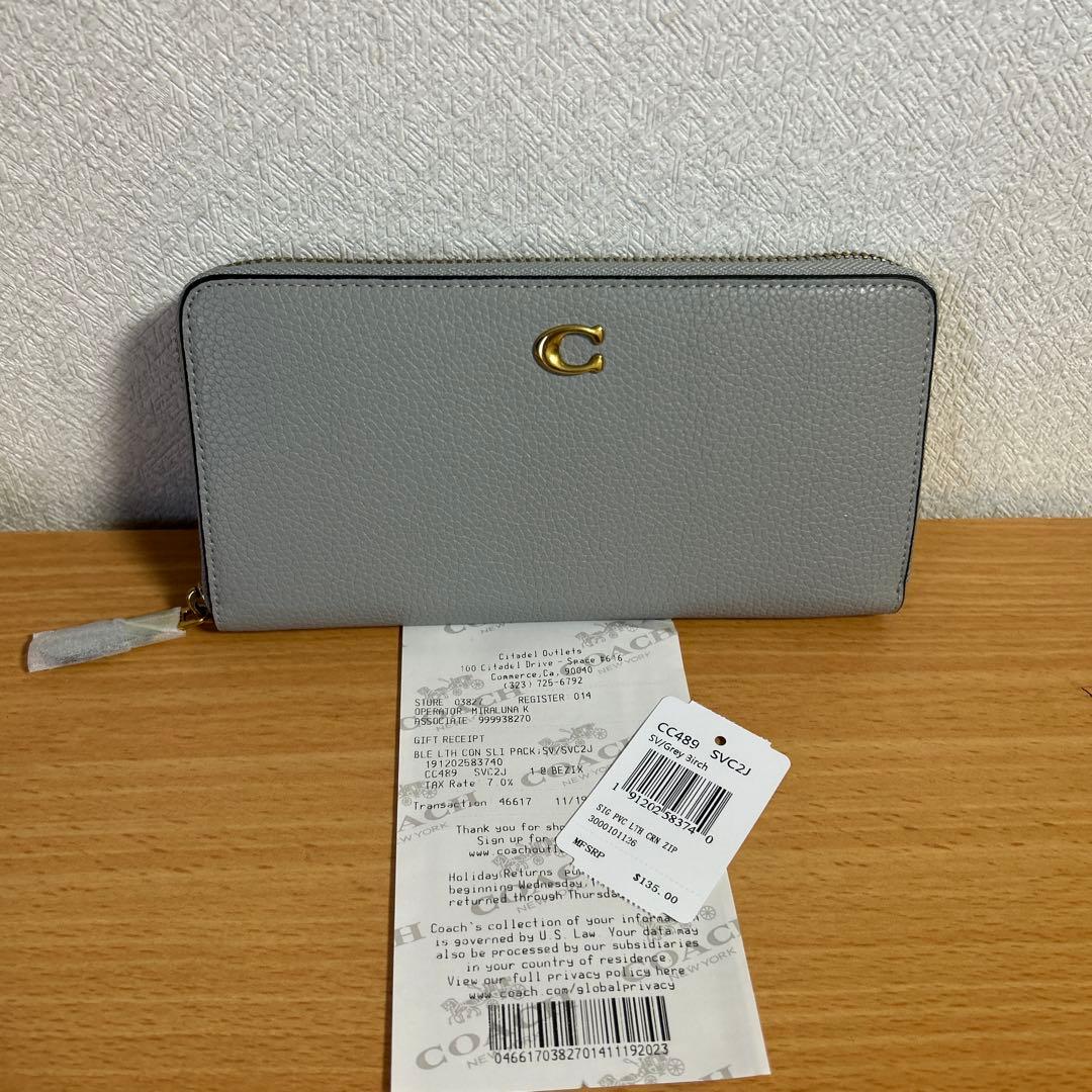 新品未使用品コーチ長財布