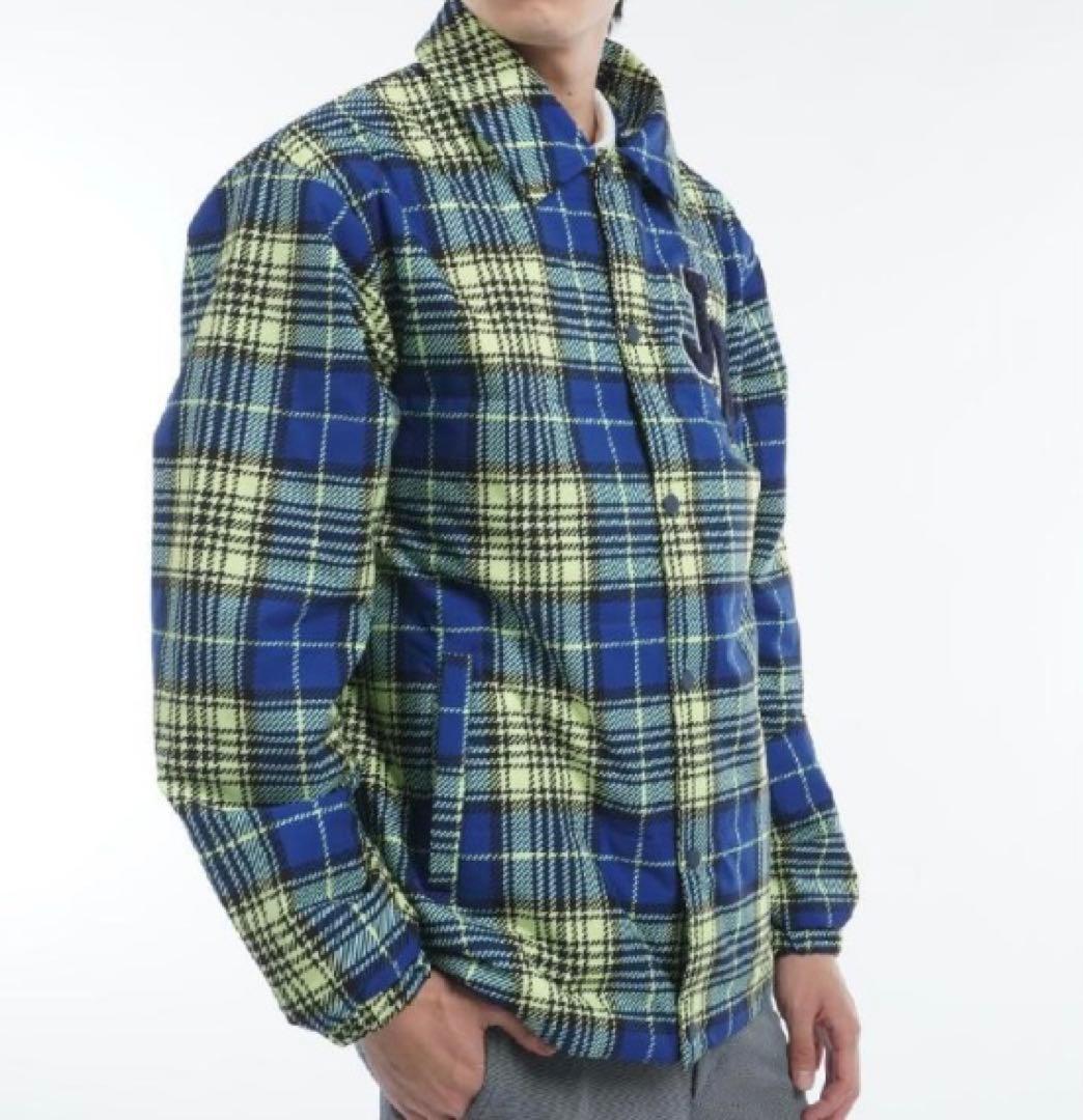 新品 ジャックバニー 2WAYストレッチタフタ ボア襟ブルゾン(6)LL/黄