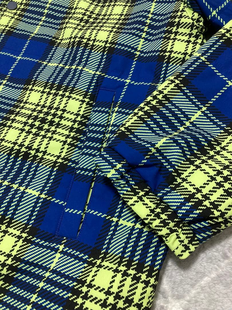 新品 ジャックバニー 2WAYストレッチタフタ ボア襟ブルゾン(6)LL/黄