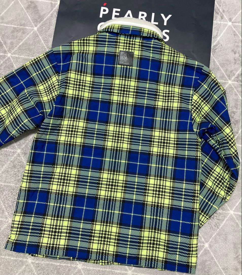 新品 ジャックバニー 2WAYストレッチタフタ ボア襟ブルゾン(6)LL/黄