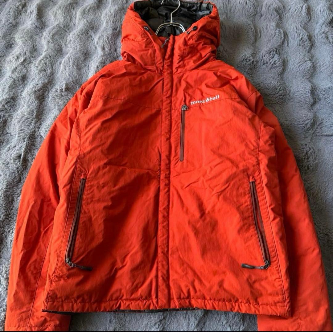 mont-bell コロラドパーカ リバーシブルダウン オレンジ Mサイズ