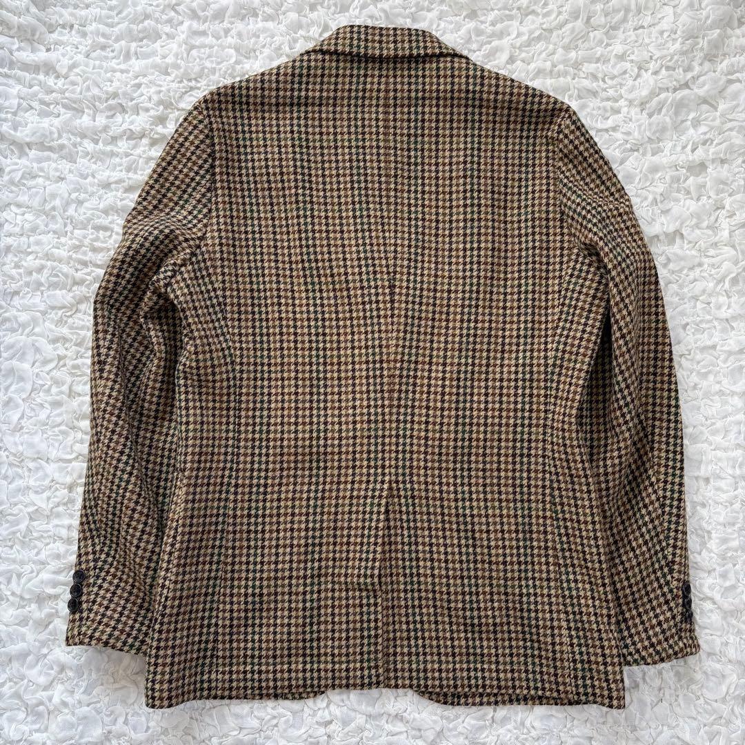 新品BEAMS HEART MOON社生地 ガンクラブチェックツイードジャケット